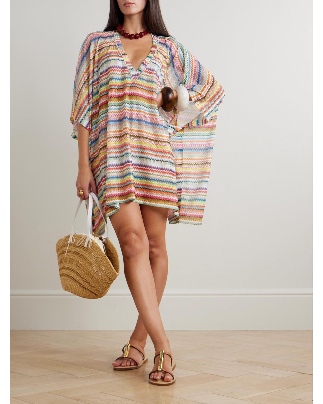 Missoni White Loose Striped Shirt