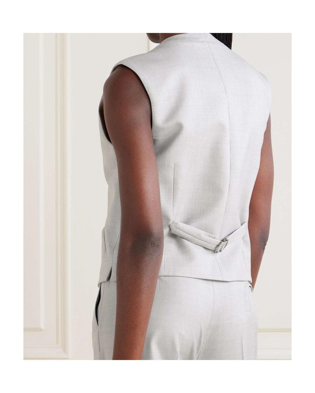 Blazé Milano White Sleeveless Vest