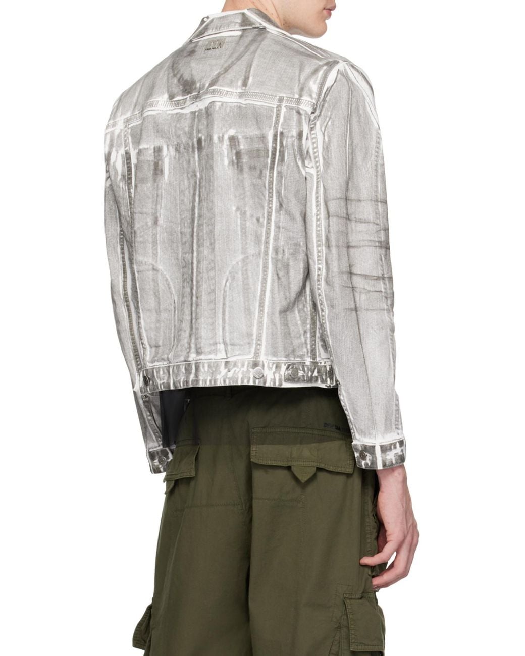 DSquared² Gray Denim Jackets for men