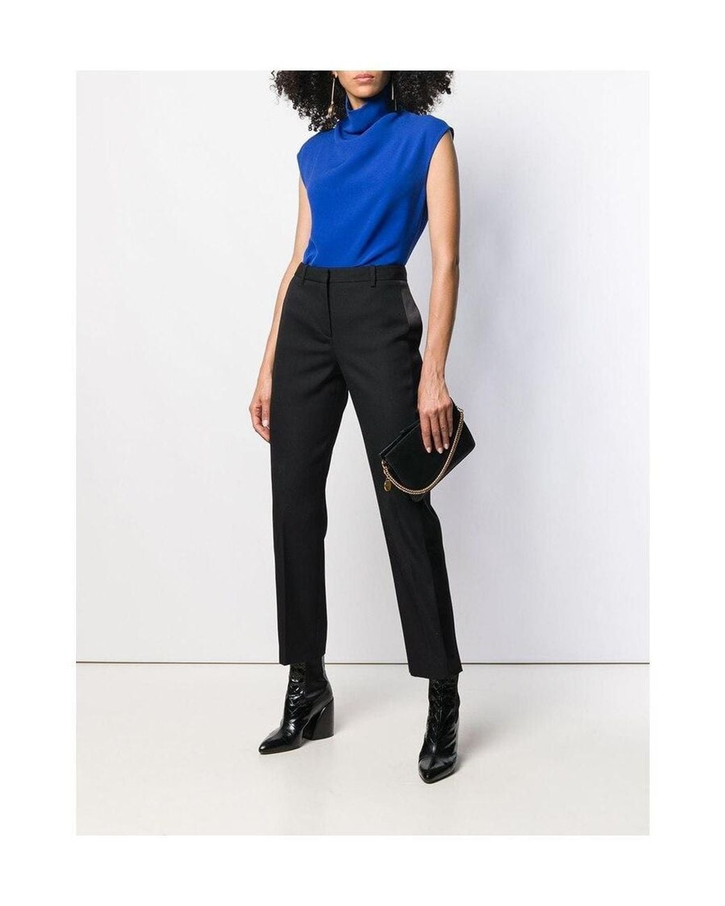 Givenchy Black Contrasting Trim Tuxedo Trousers