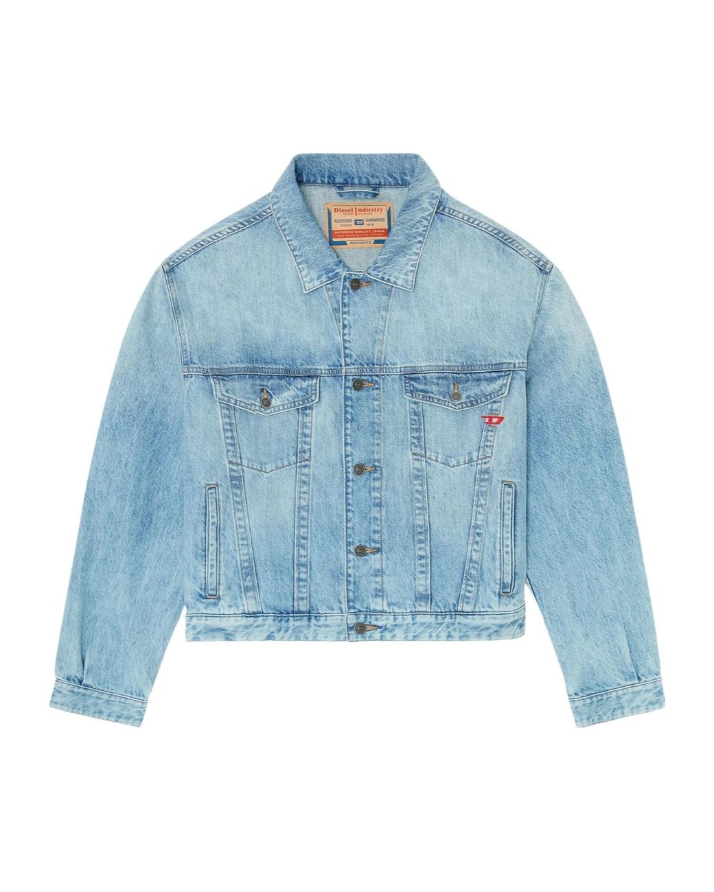 DIESEL Blue D Ranger Relaxed Denim Jacket for men