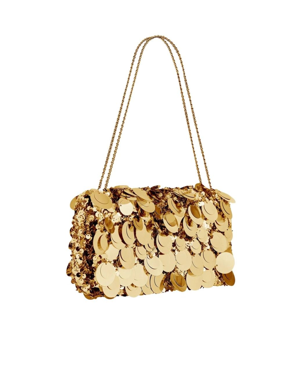 Rabanne Metallic Rabanne Sequin Chain Shoulder Bag
