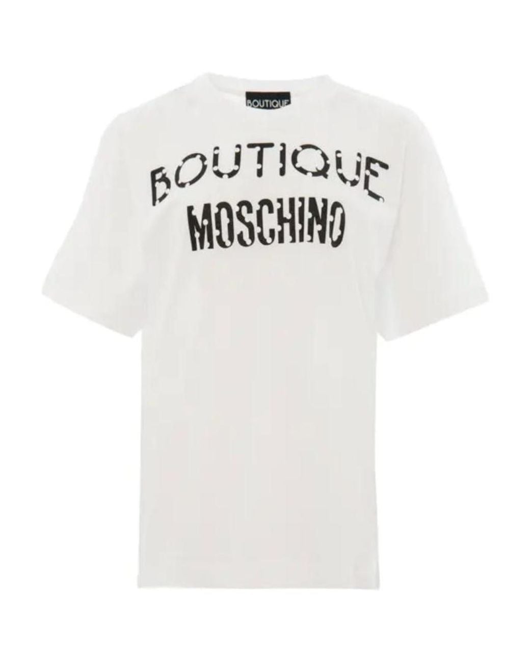 Moschino White Logo Logo T-Shirt