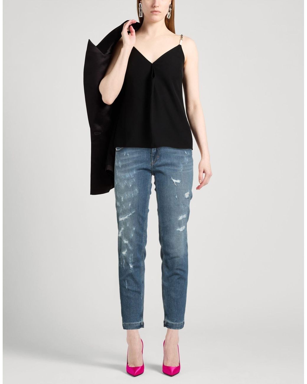 Dolce & Gabbana Blue Mid- Slim-Fit Jeans