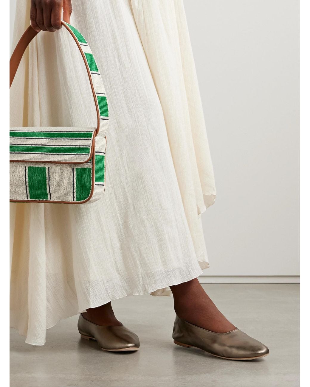Staud Brown Flat Shoes