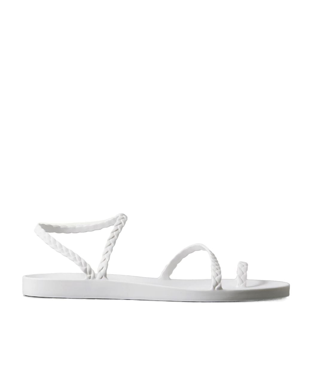 Ancient Greek Sandals White Rubber Sandals