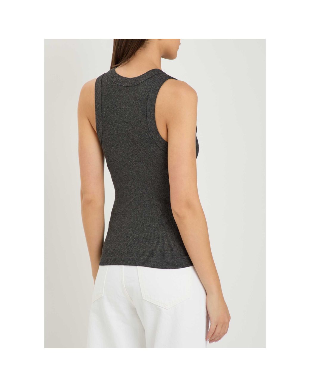 Agolde Green Slim-Fit Knit Vest