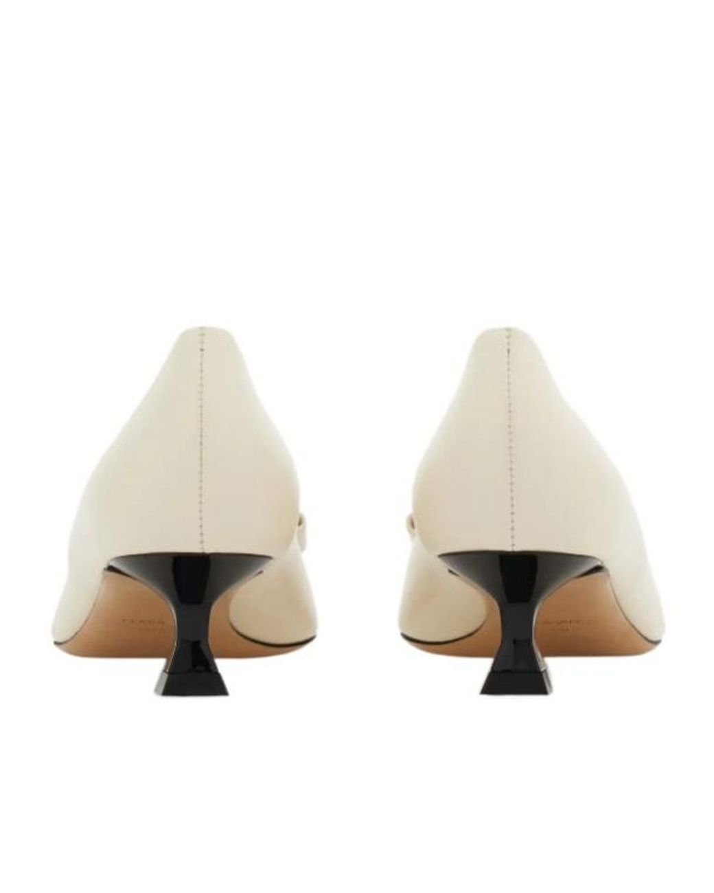 Ferragamo Natural Vara Buckle High Heels