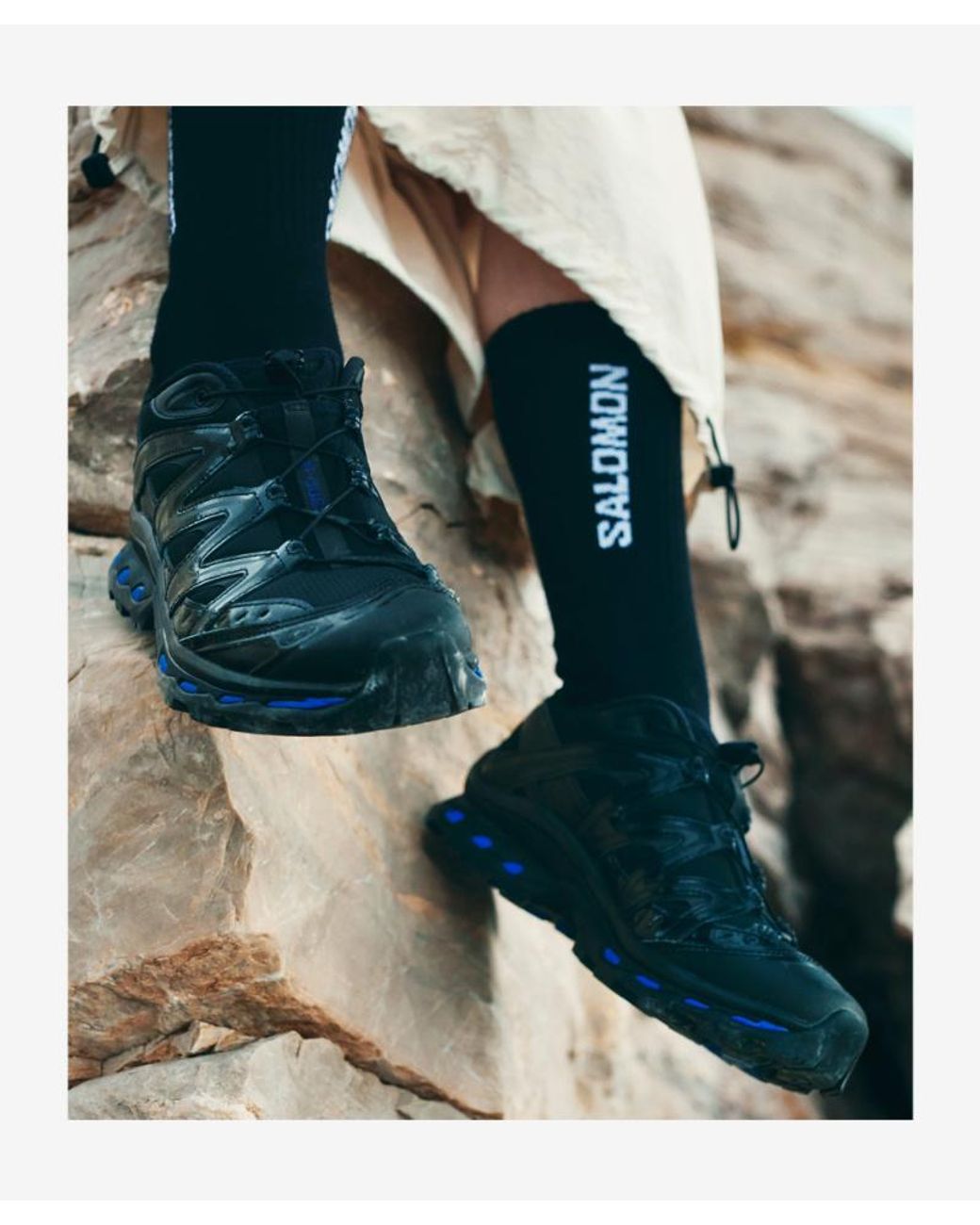 Salomon Lab Black Salomon Trail Running Shoes for men
