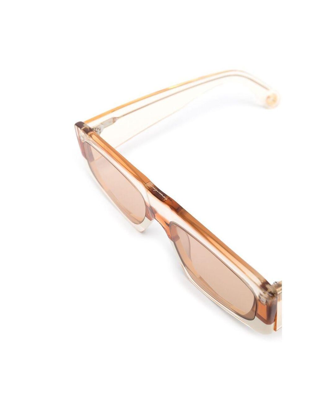 Jacquemus Pink Les Lunettes Yauco Rectangle-Shape Sunglasses