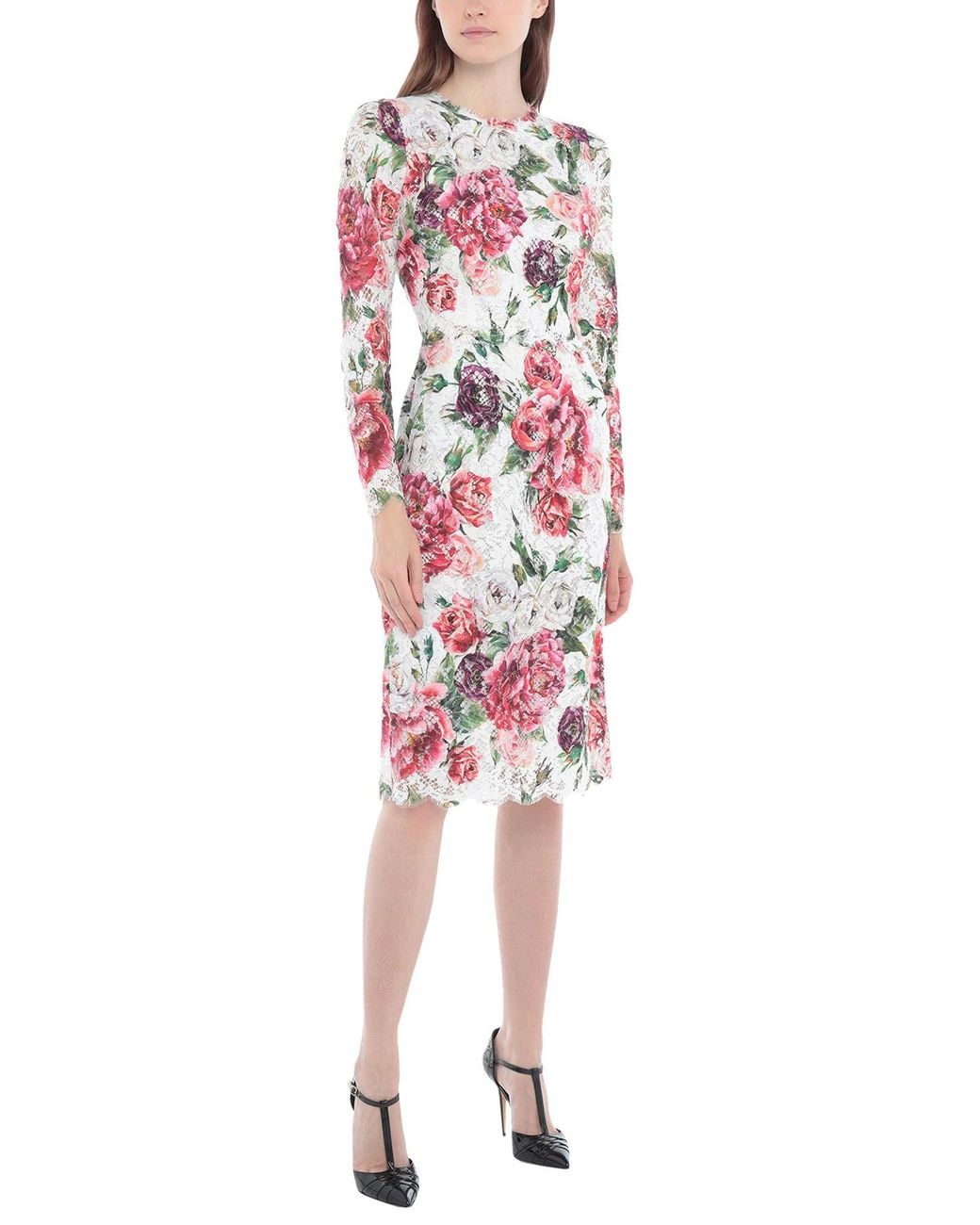 Dolce & Gabbana White Midi Dresses