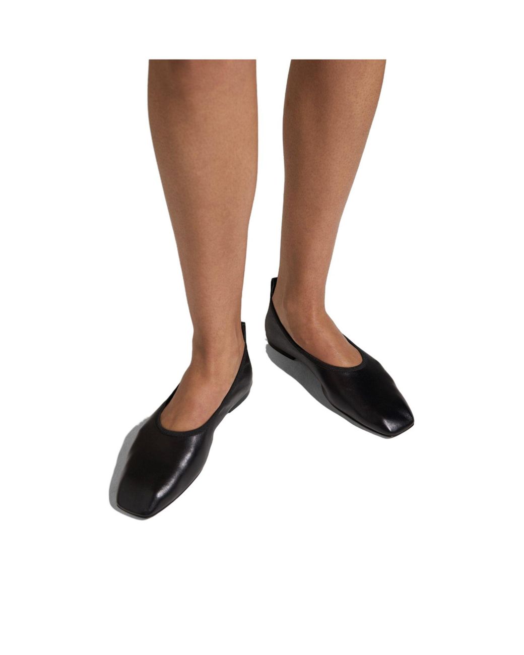 Aeyde Black Classic Ballet Flats