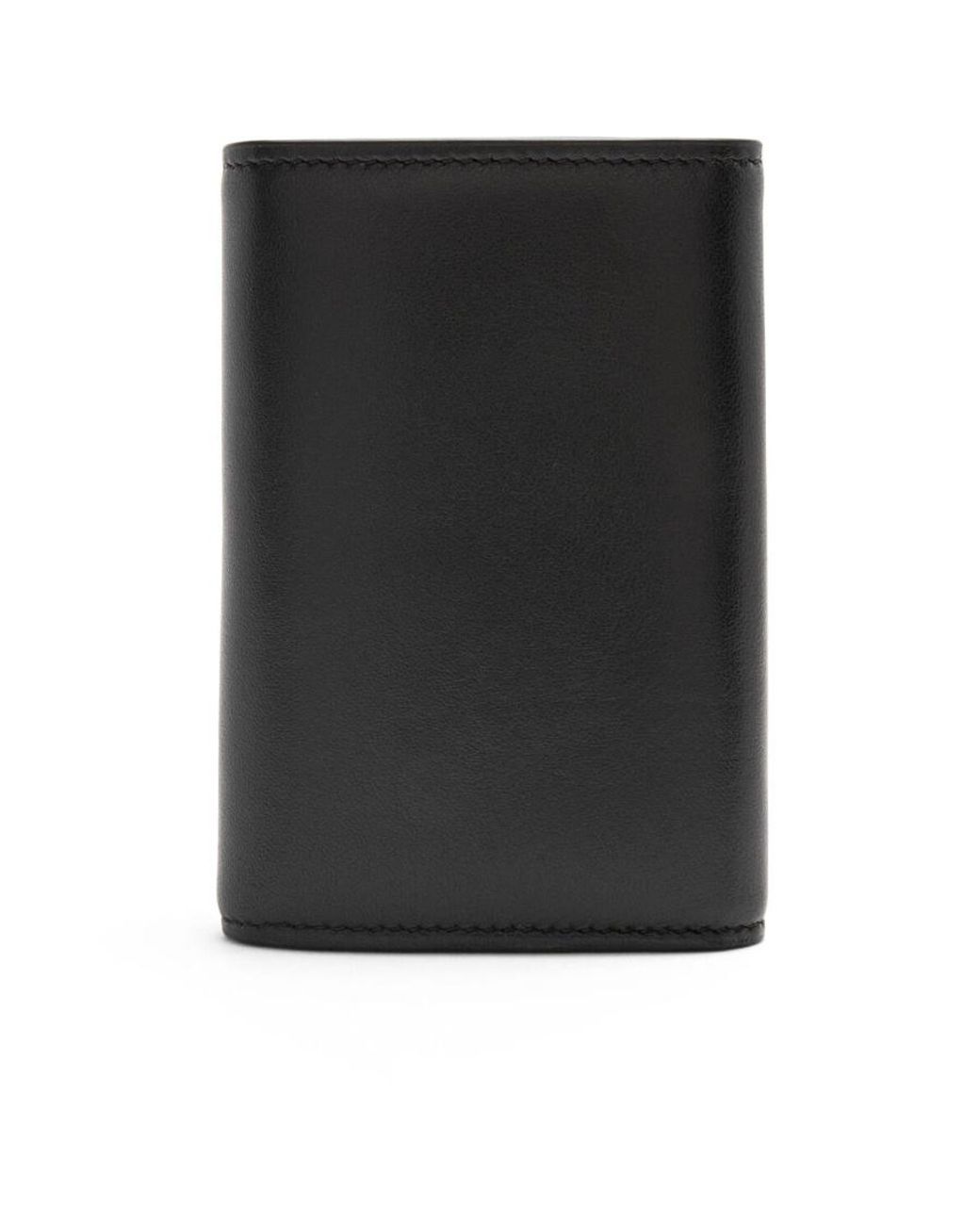 Loewe Black Anagram Puffer Foldover Wallet