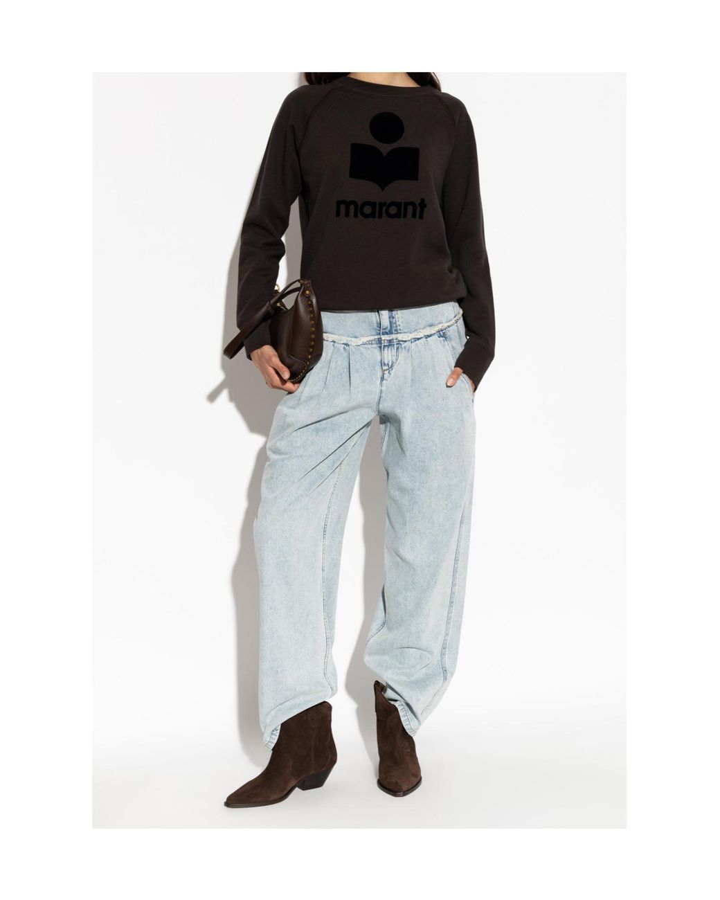 Isabel Marant Blue Isabel Marant Étoile Iniza High-Rise Jeans