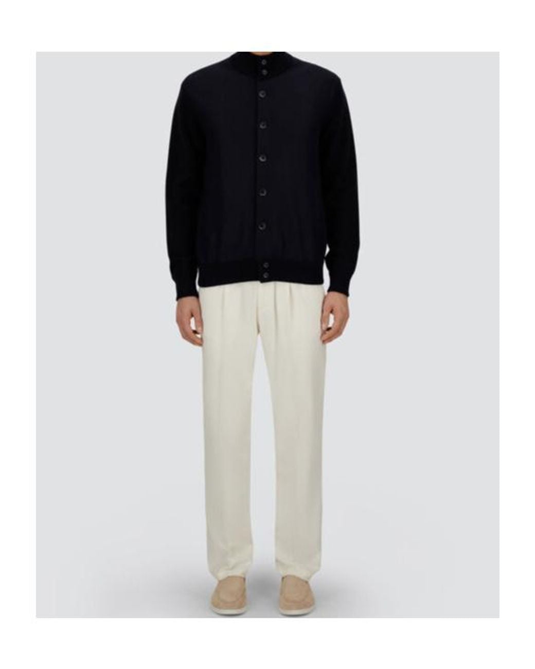 Herno Blue Resort Knit Cardigan for men