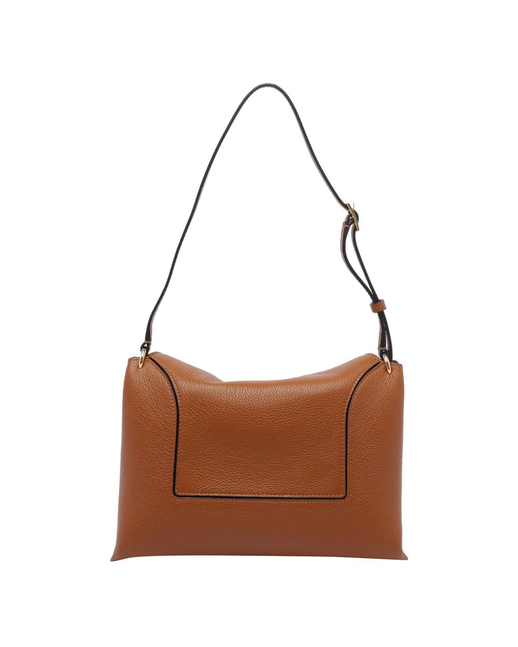 Wandler Brown Penelope Logo Printed Shoulder Bag