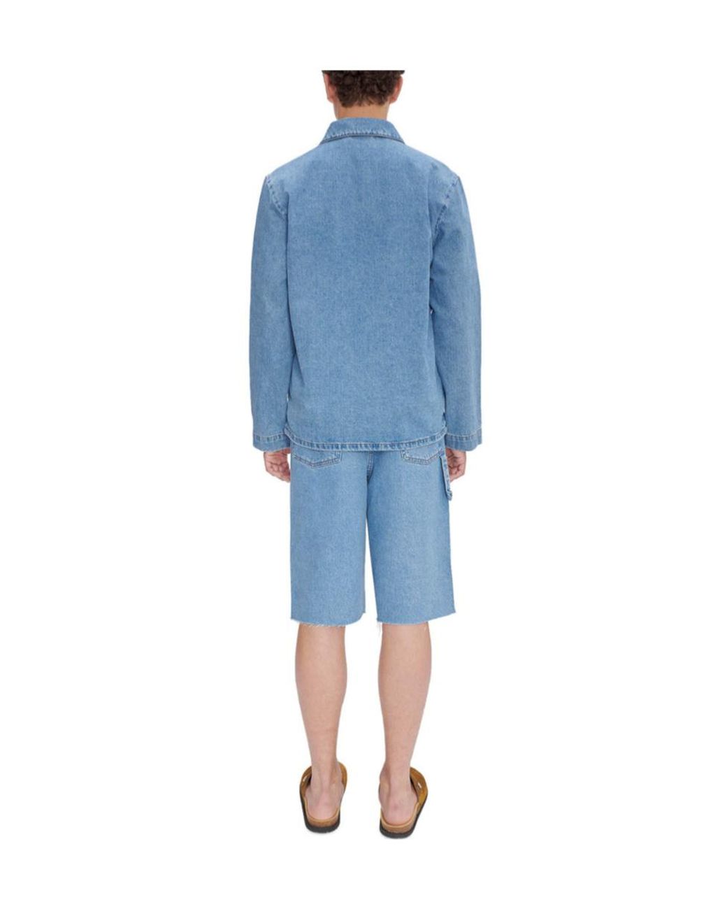 A.P.C. Blue Kerlouan Logo Jacket for men