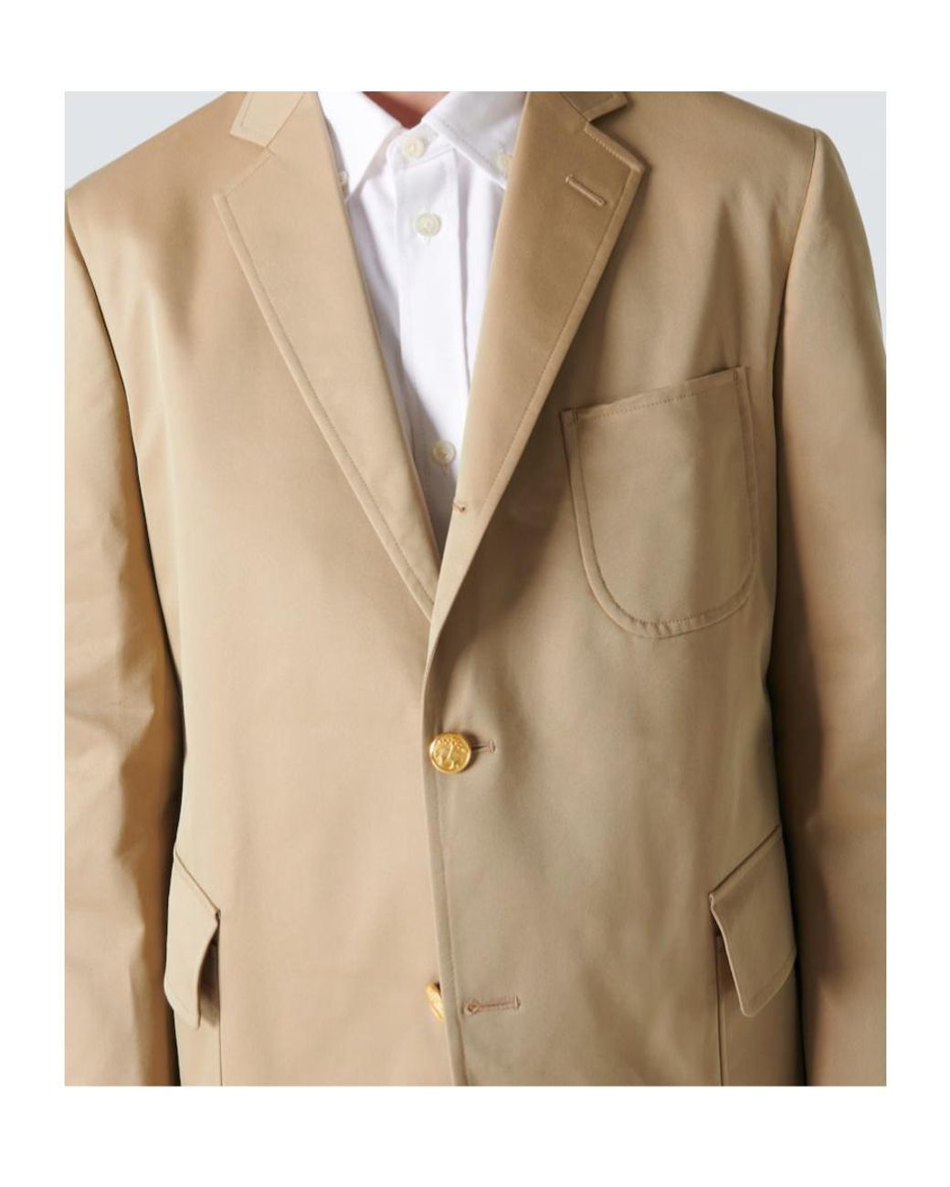 Junya Watanabe Natural X Brooks Brothers Single-Breasted Blazer for men