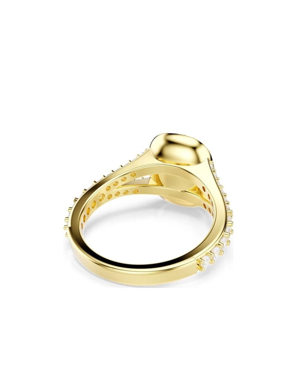 Swarovski Metallic Una Angelic Crystal-Embellished Halo Ring