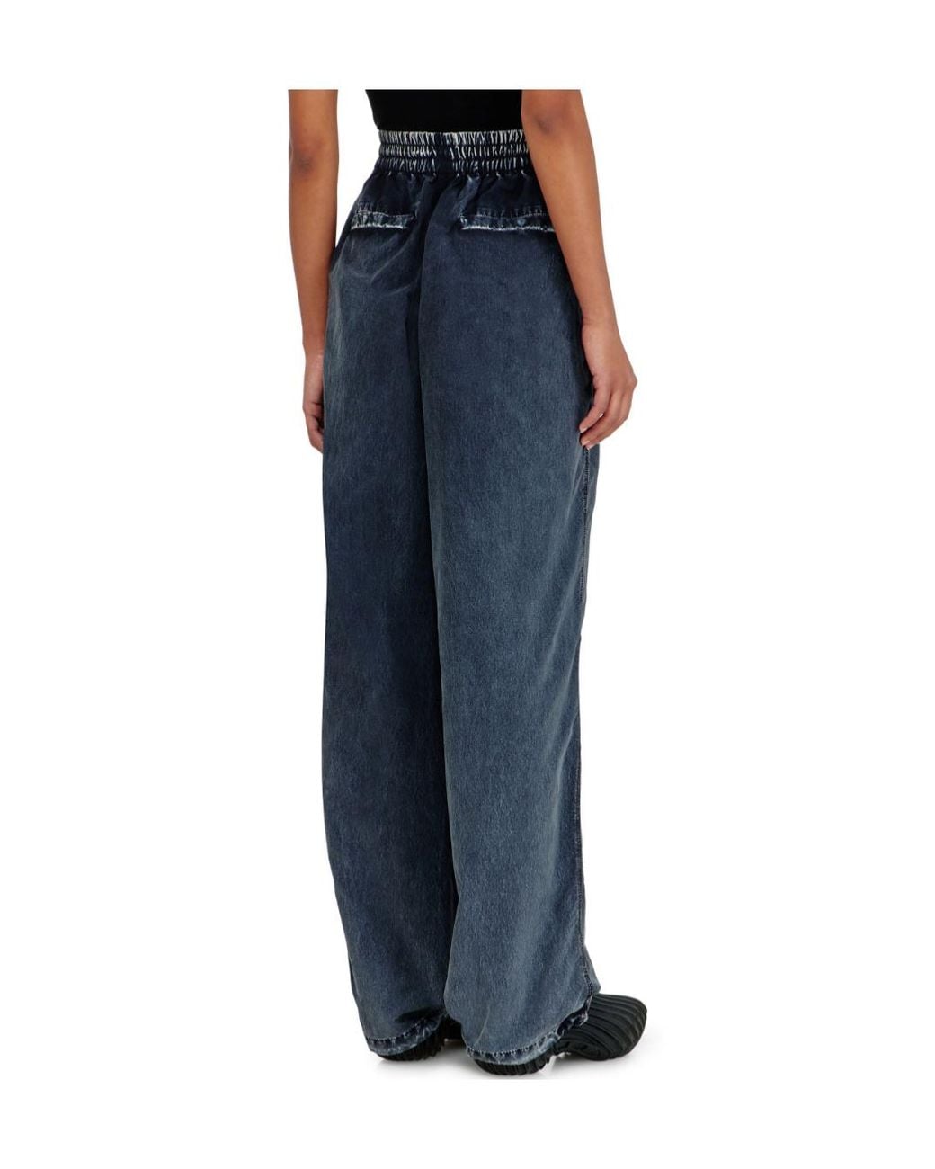 DIESEL Blue P-Apyri Wide-Leg Pants