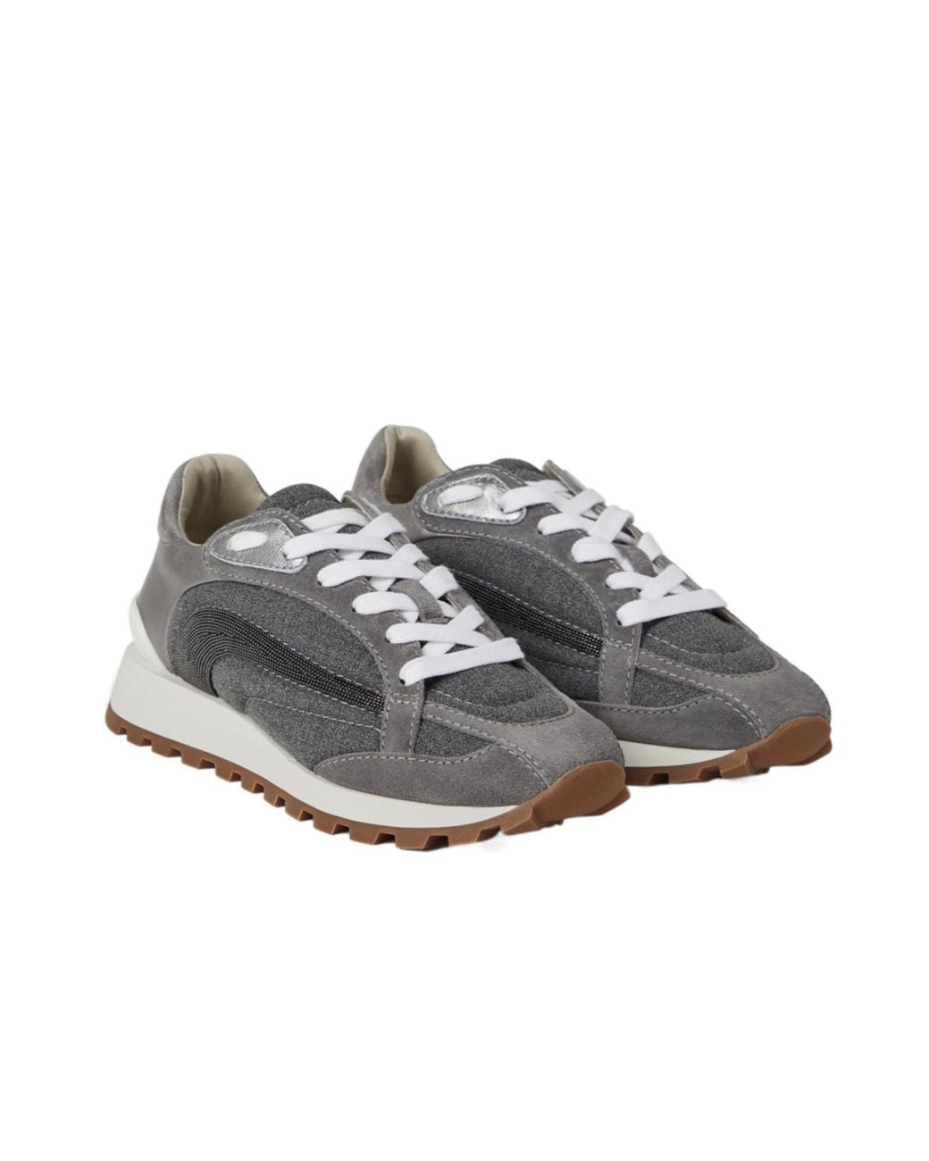 Brunello Cucinelli Gray Sneakers