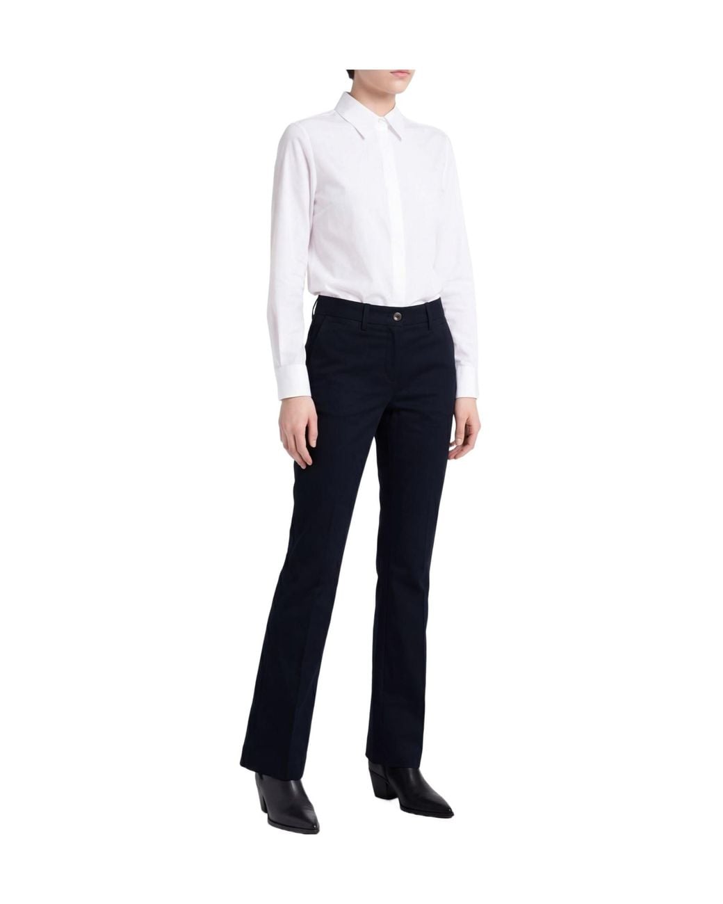 Dolce & Gabbana Blue Simple Straight-Leg Pants