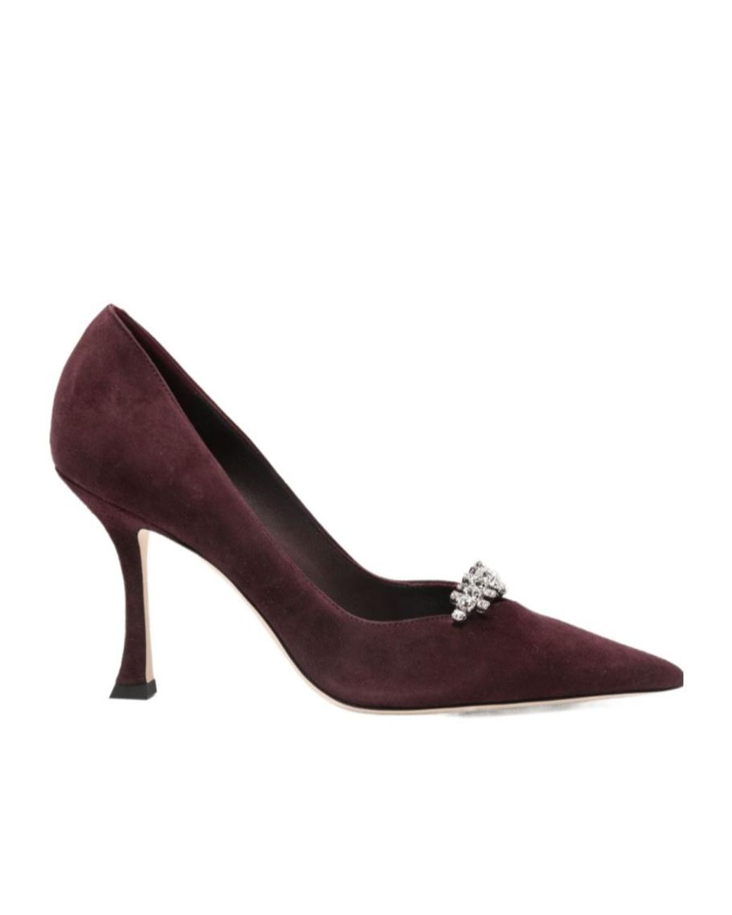 Jimmy Choo Purple Pointed High Heels