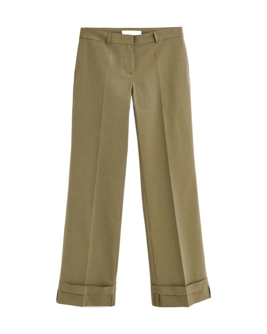 Our Legacy Green Wool Blend High-Waisted Casual Pants