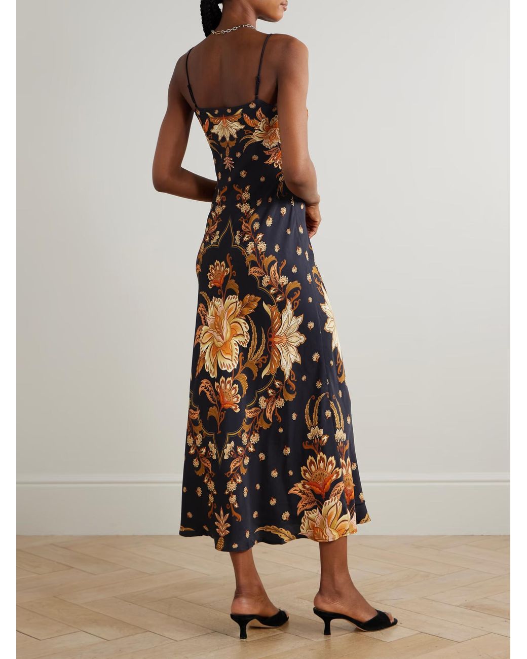 Farm Rio Multicolor Majestic Garden Maxi Dress