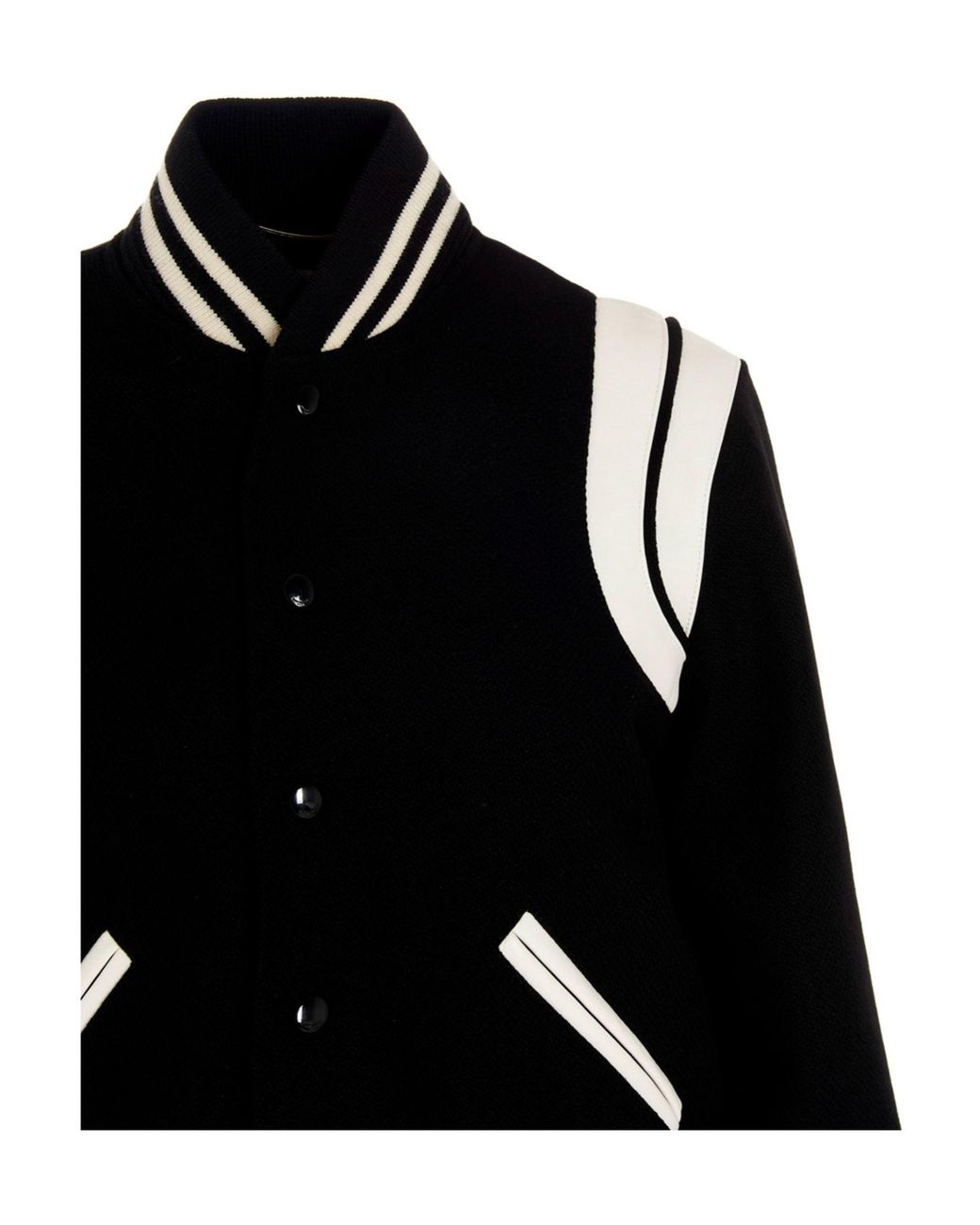 Saint Laurent Black Bomber Jackets
