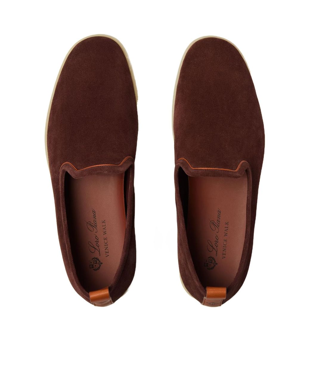 Loro Piana Brown Venice Walk Loafers for men
