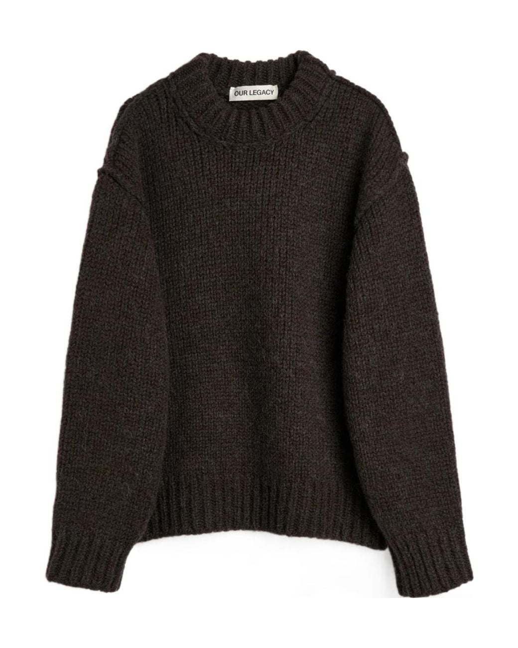 Our Legacy Black Long-Sleeved Sweater for men