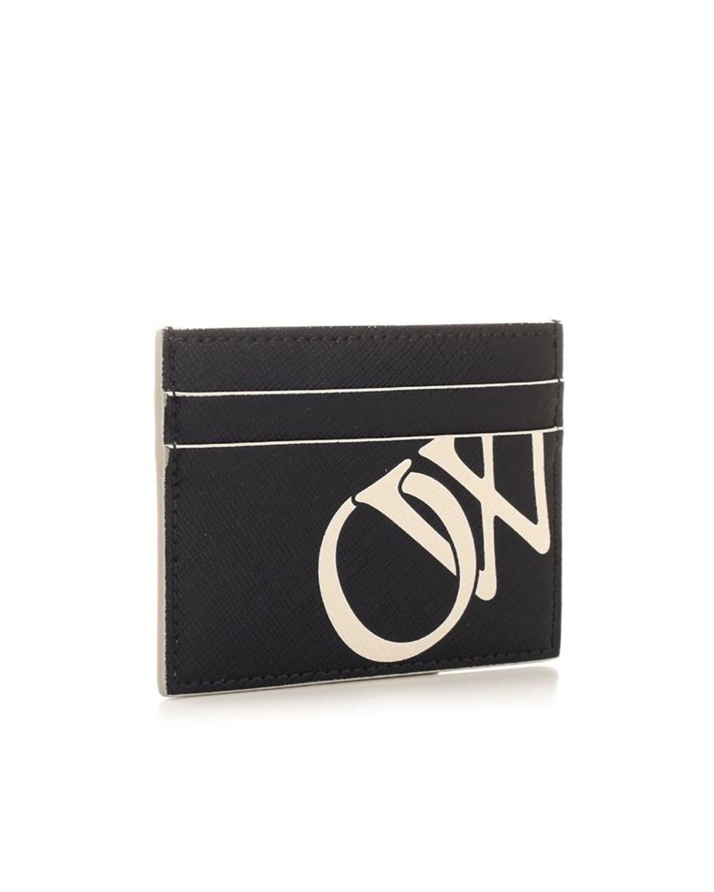 Off-White c/o Virgil Abloh Black Logo Printed Cardholder for men