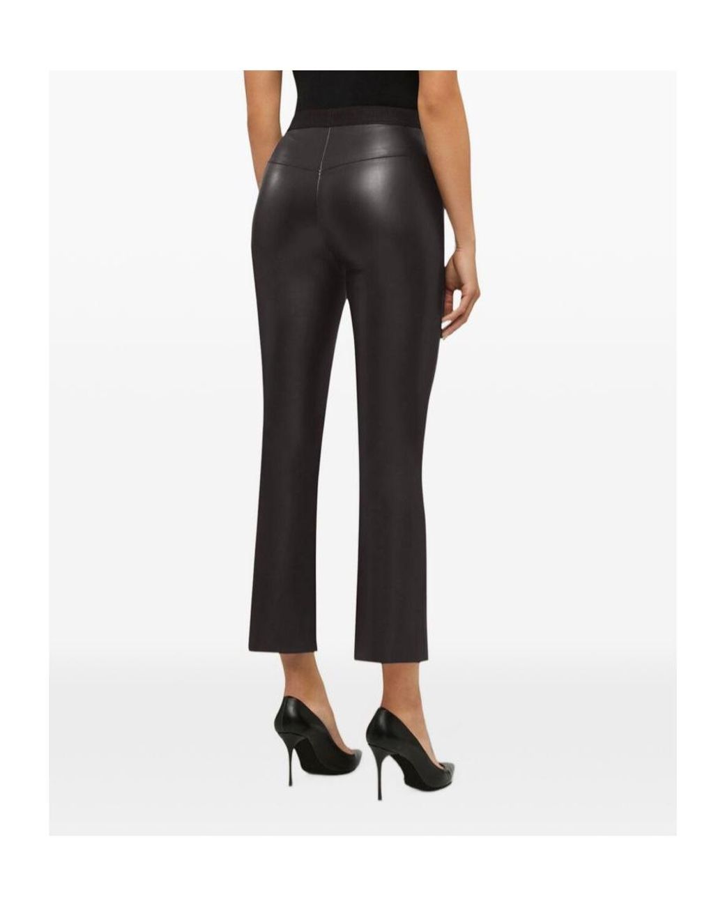 Wolford Gray Jenna Straight-Leg Trousers