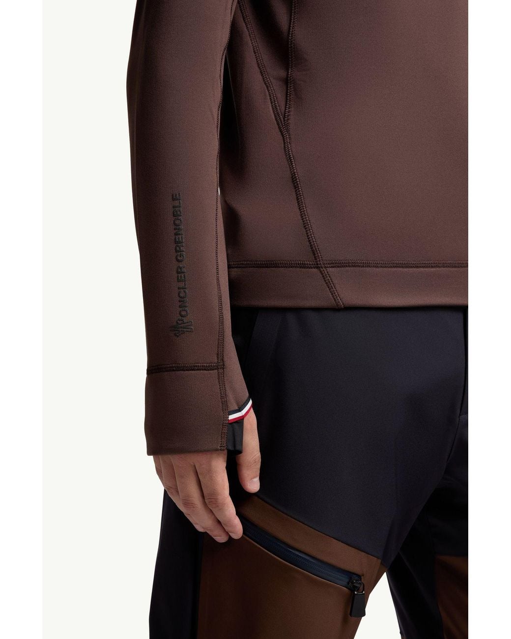 Moncler Purple Polartec Turtleneck for men