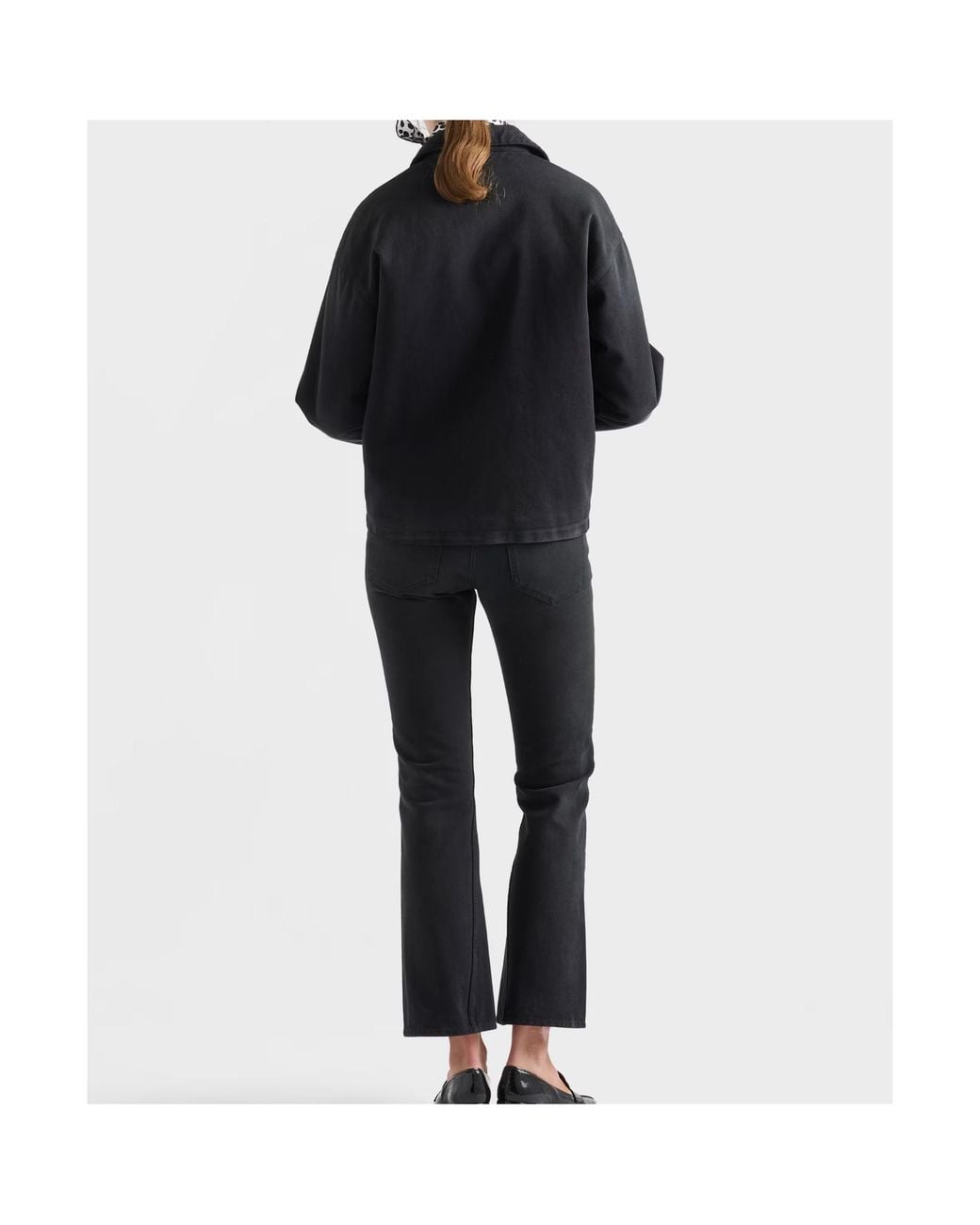 Prada Blue Denim Blouson Jacket