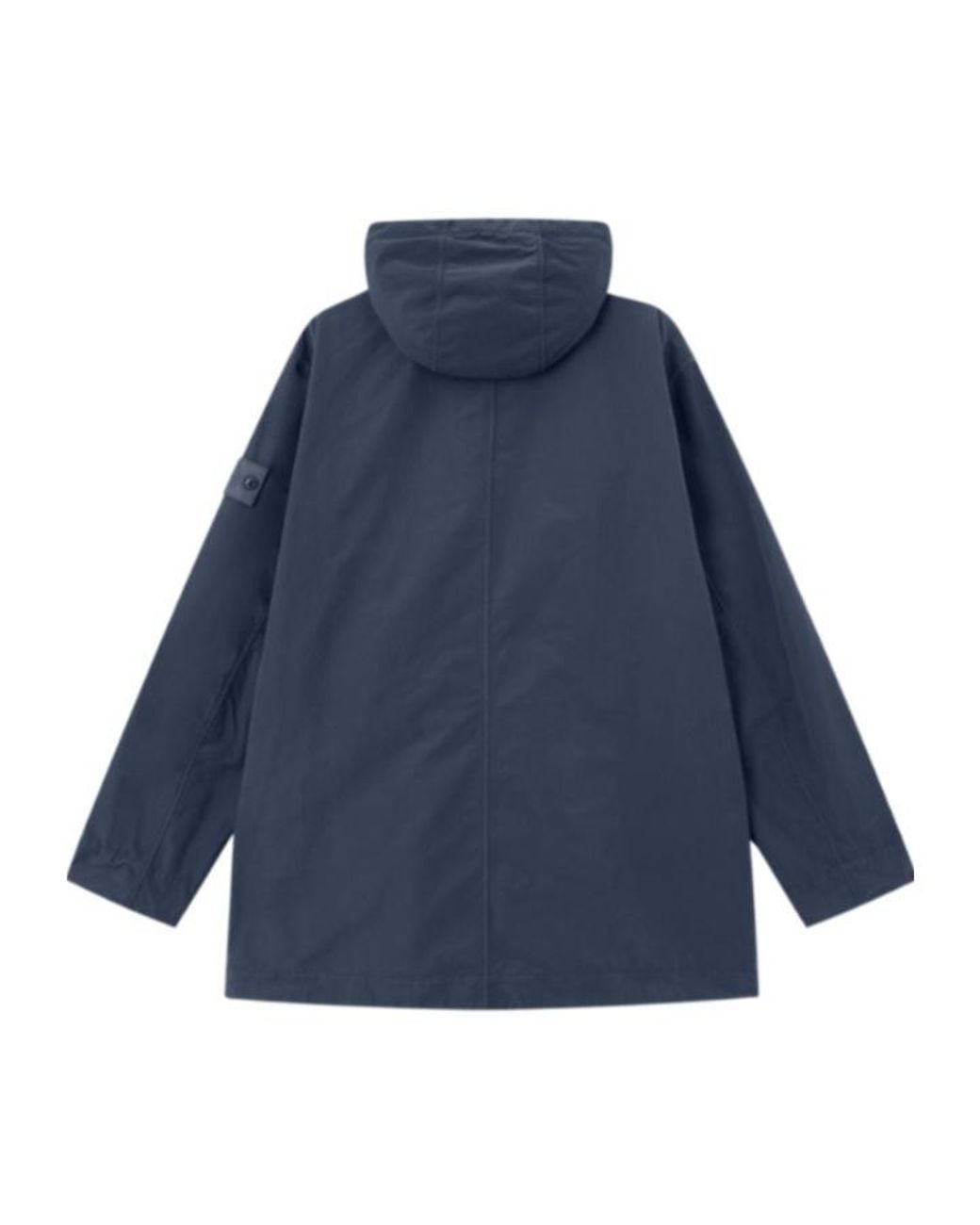 Stone Island Blue Long-Sleeve Hooded Jacket for men