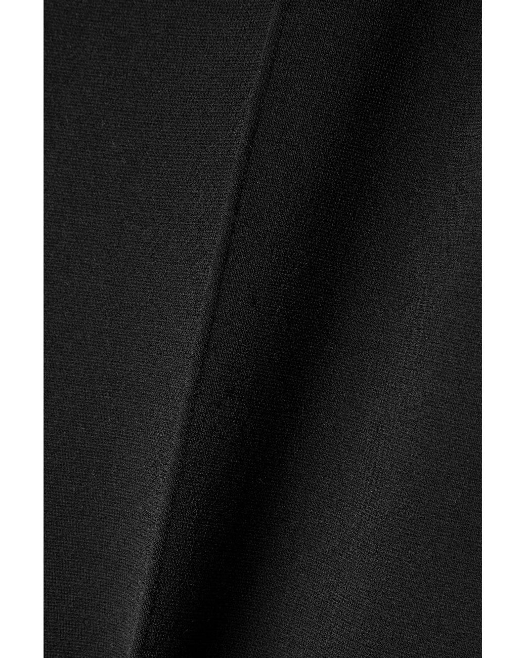 A.L.C. Black Brooklyn Stretch-Jersey Flared Pants