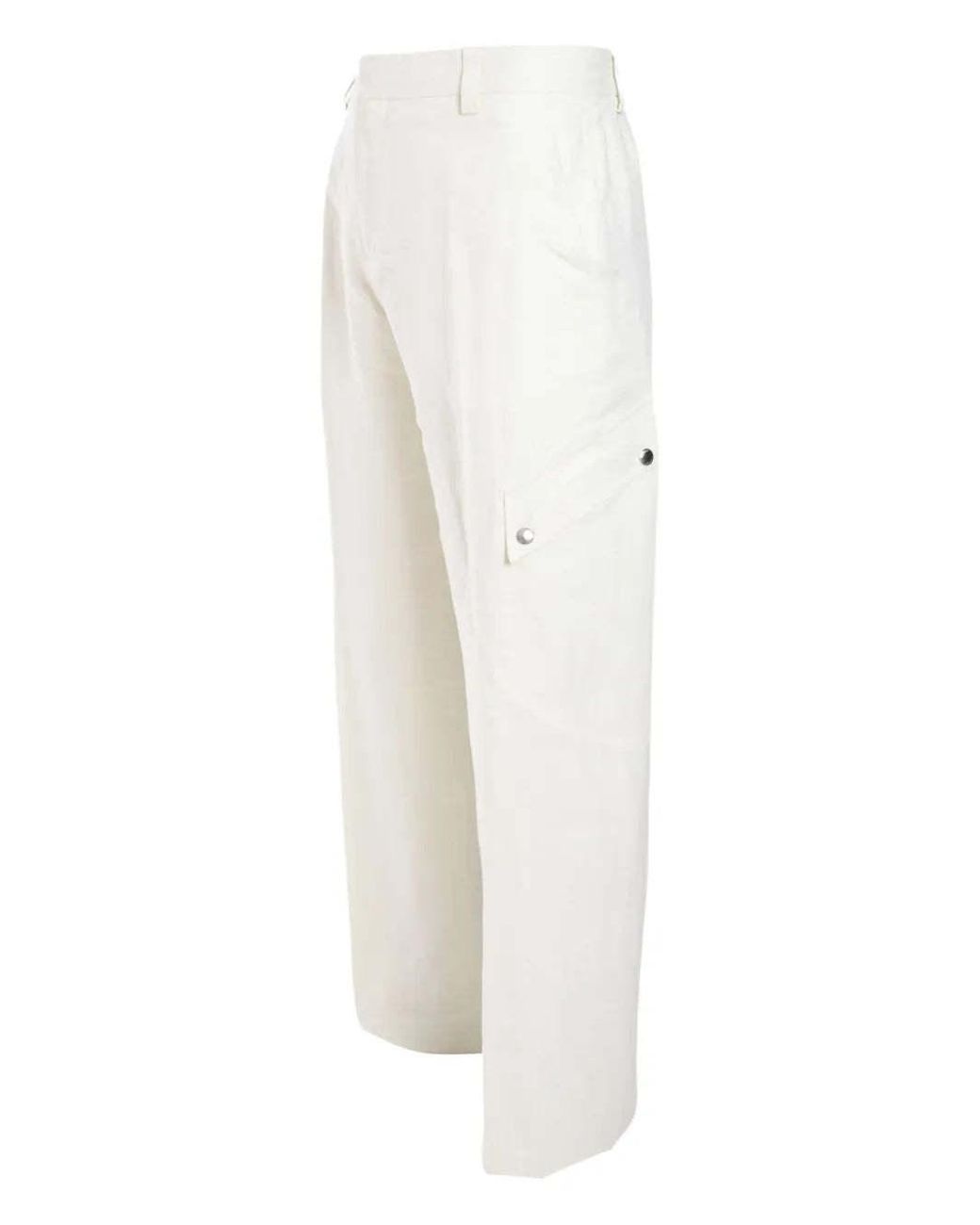 Off-White c/o Virgil Abloh White Slim-Cut Cargo Trousers for men