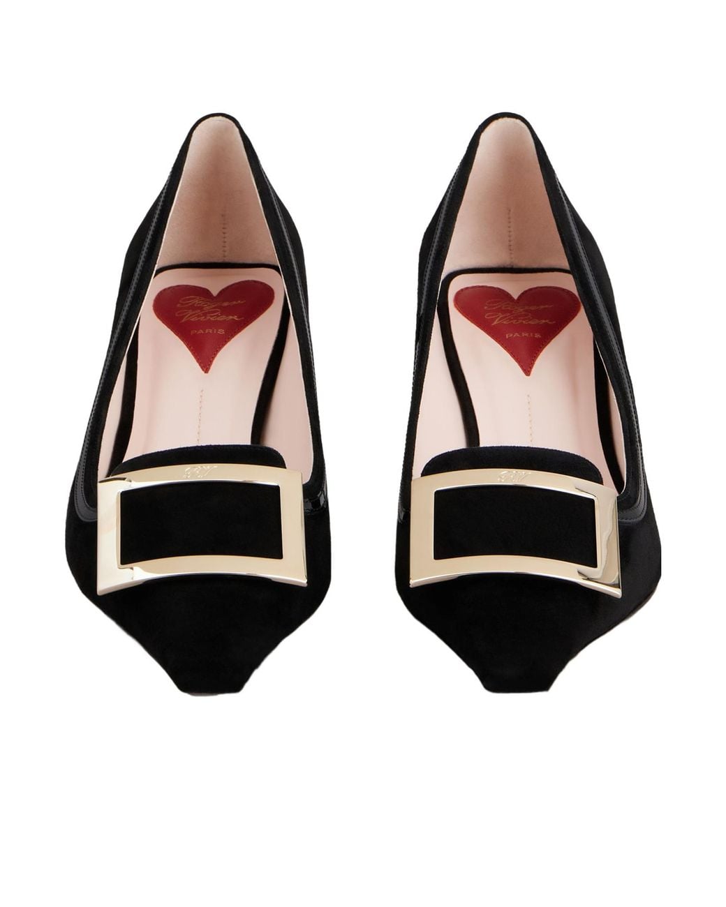 Roger Vivier Black Viv' Canard Pumps