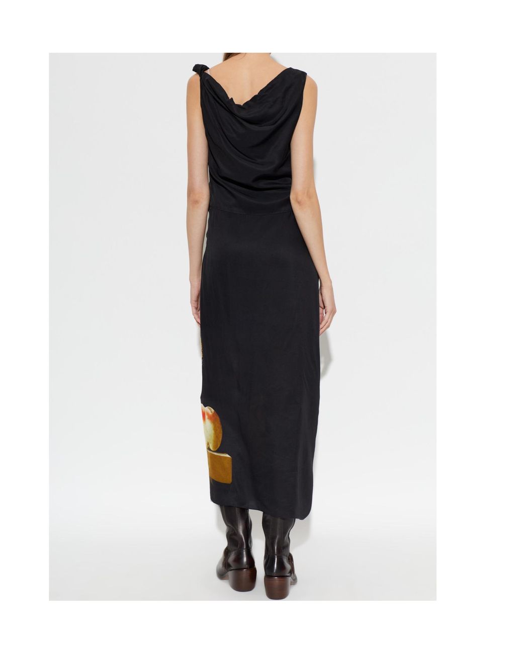 Dries Van Noten Black Sleeveless Dress