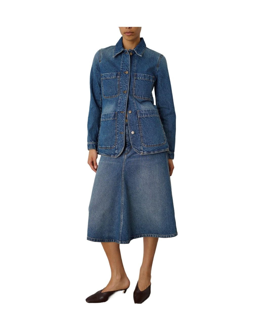 Soeur Blue Denim Jacket