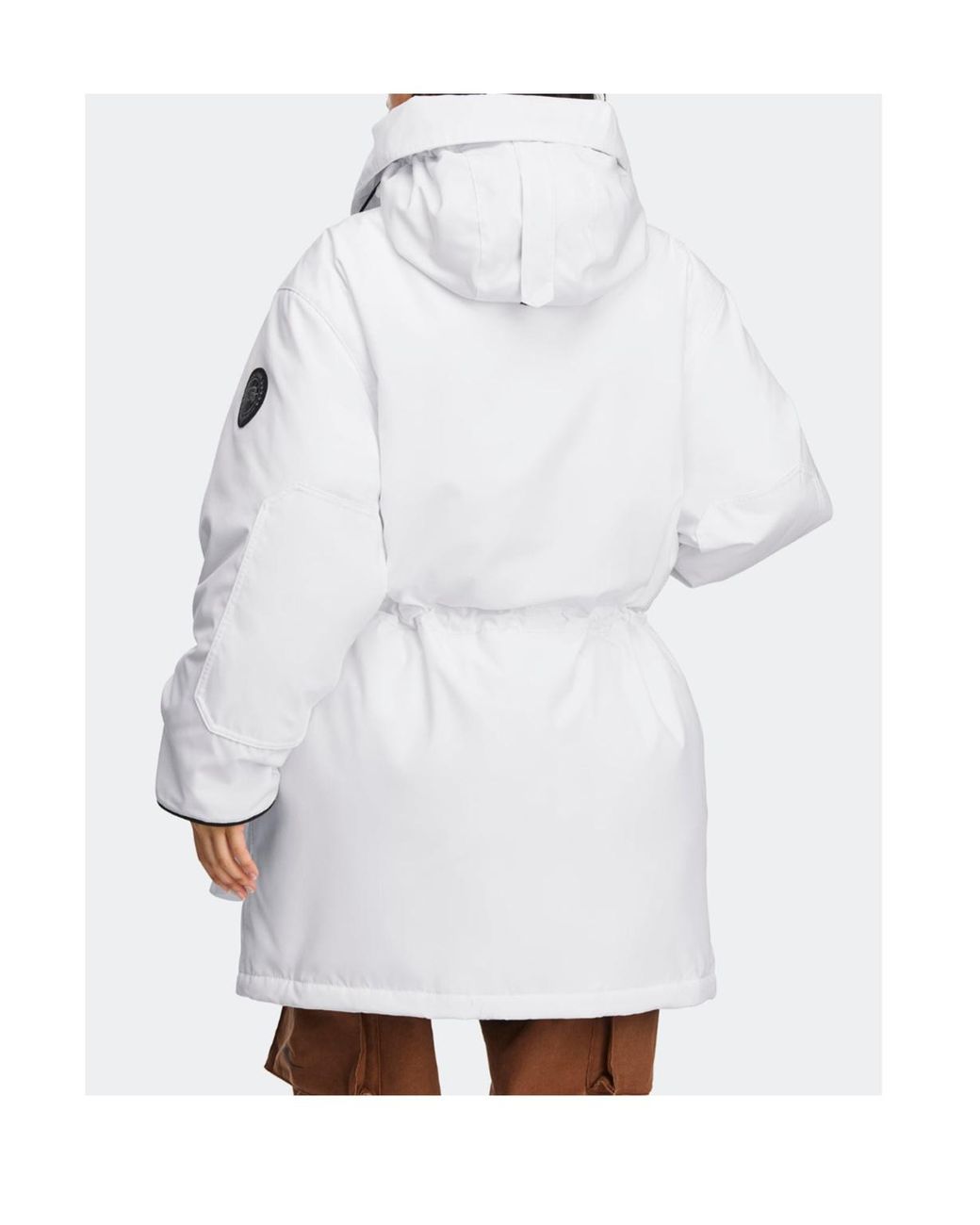 Canada Goose White Erie Disc Down Jacket
