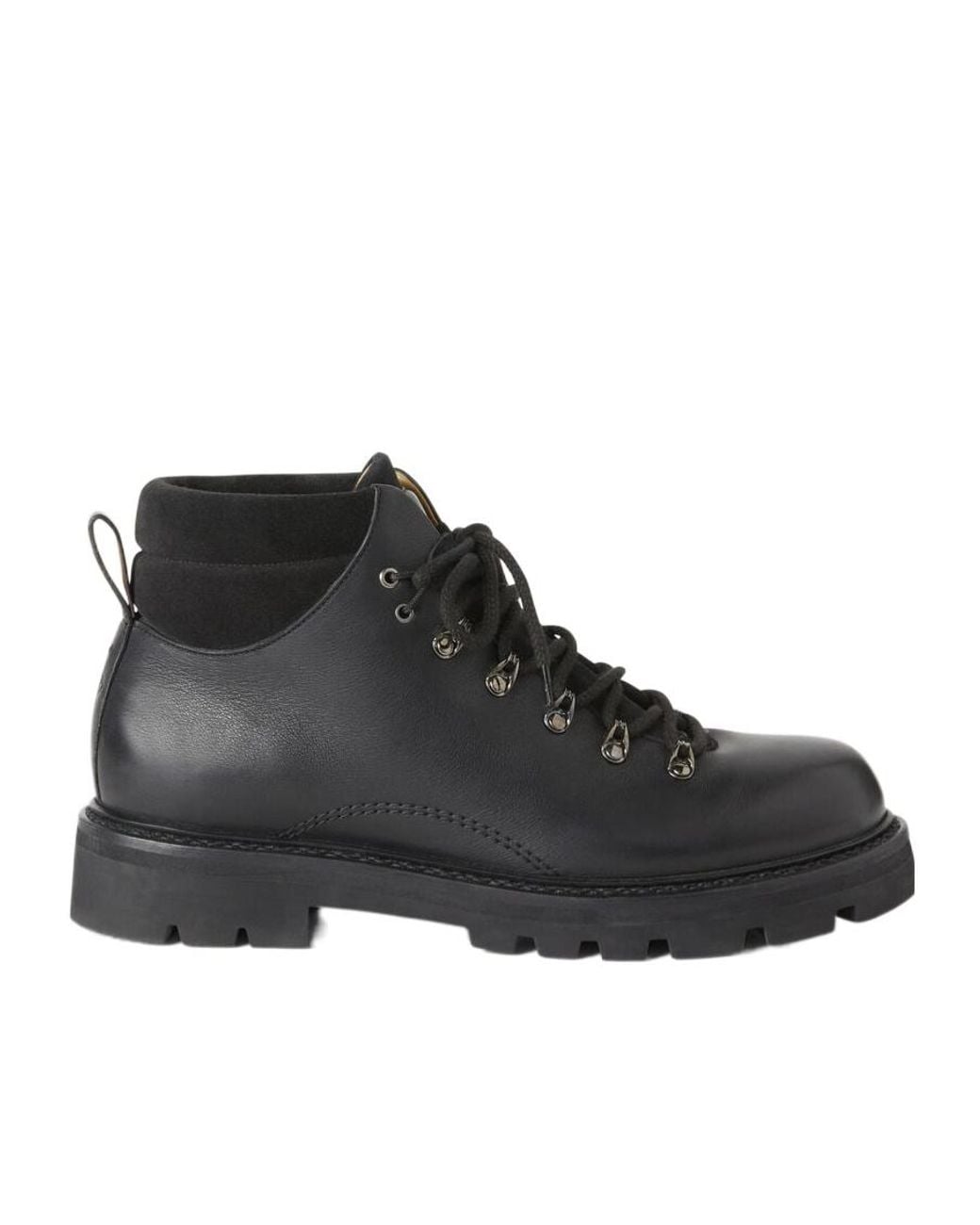 Loro Piana Black Beinn Walk Ankle Boots for men