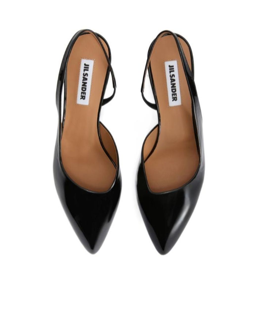 Jil Sander Multicolor Pointed Slingback Wedge Pumps