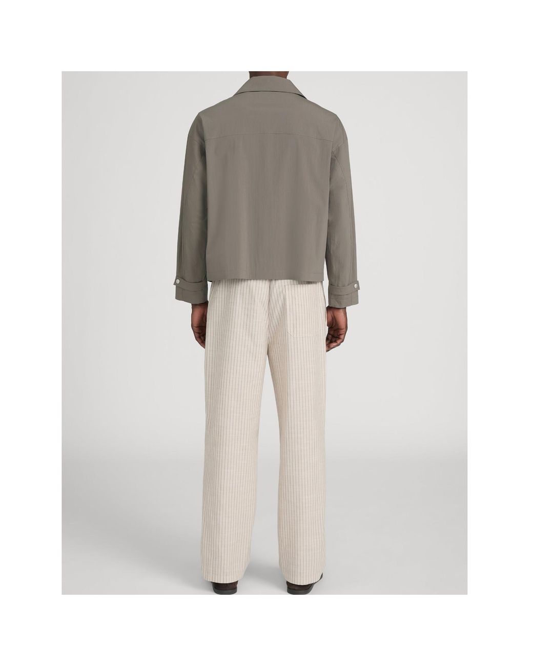 FRAME Gray Zipped Jacket for men