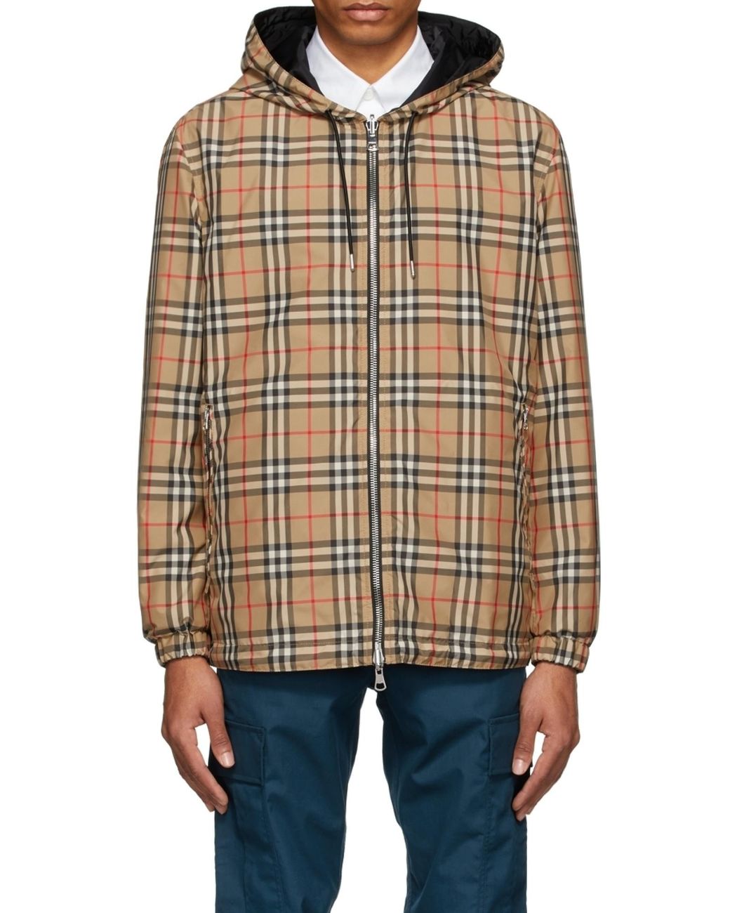 Burberry Multicolor Vintage Checked Reversible Jacket for men