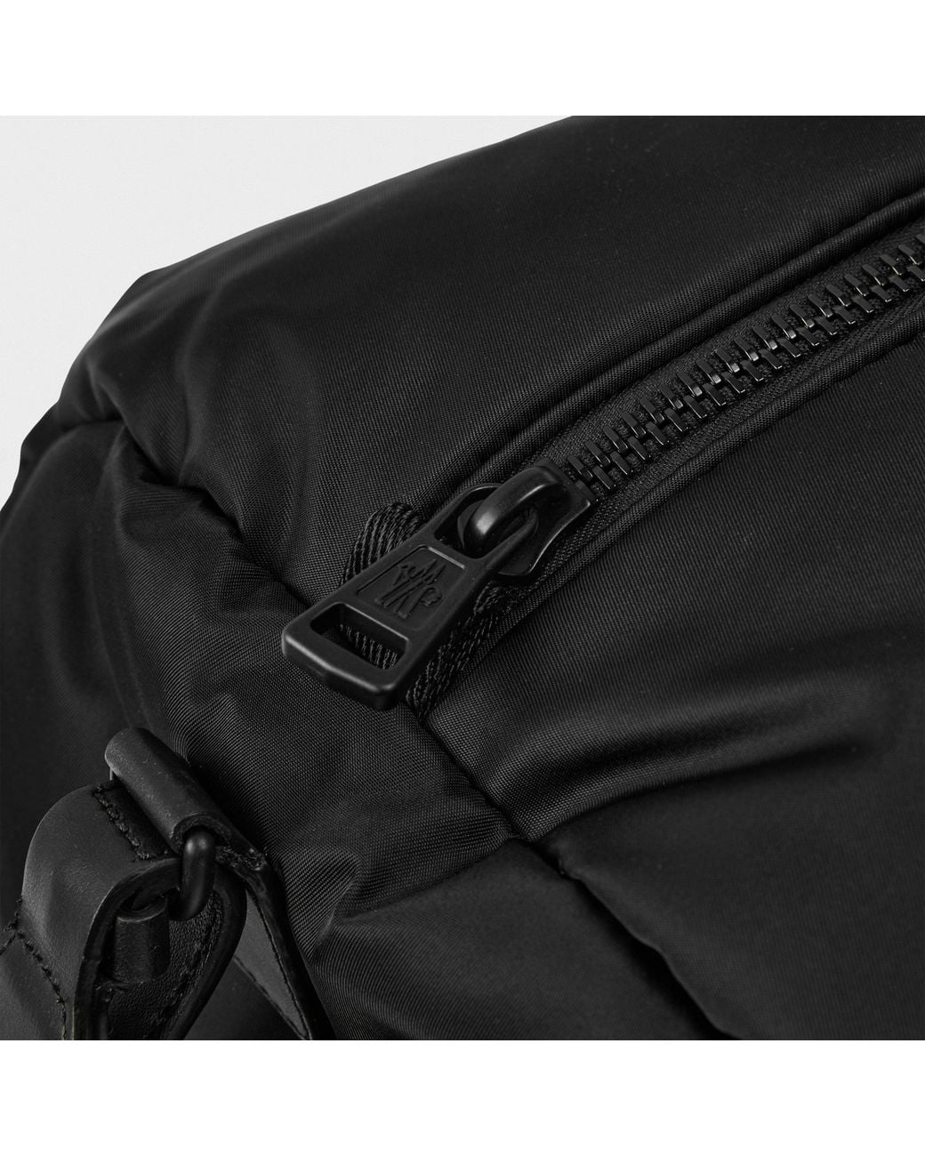 Moncler Black Waterproof Drawstring Handbag for men