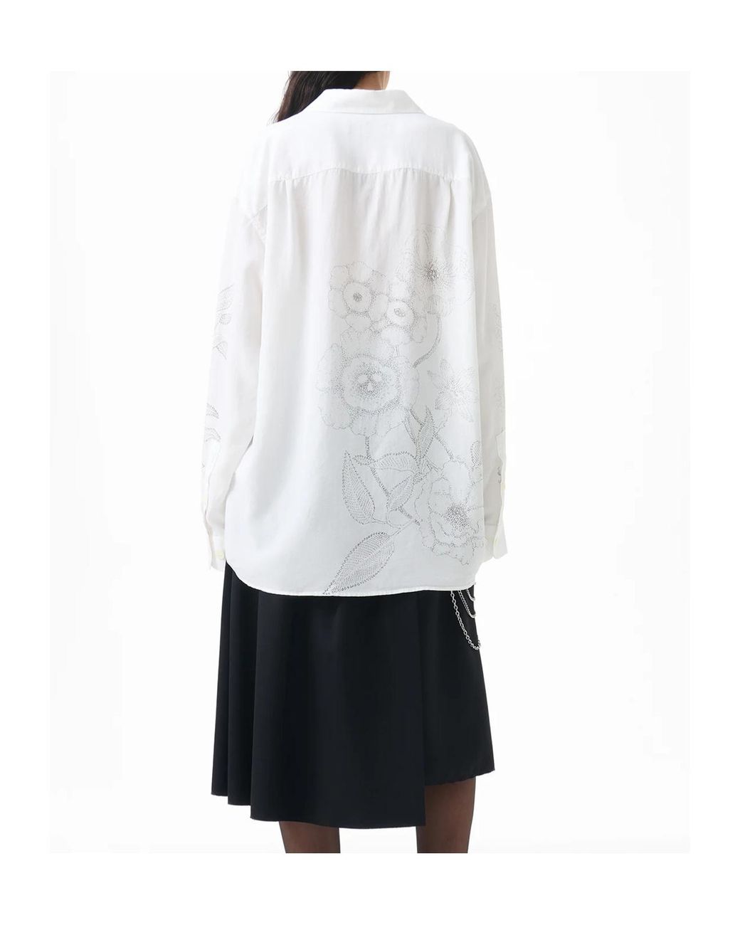 Our Legacy White Allegory Print Long Sleeve Shirt