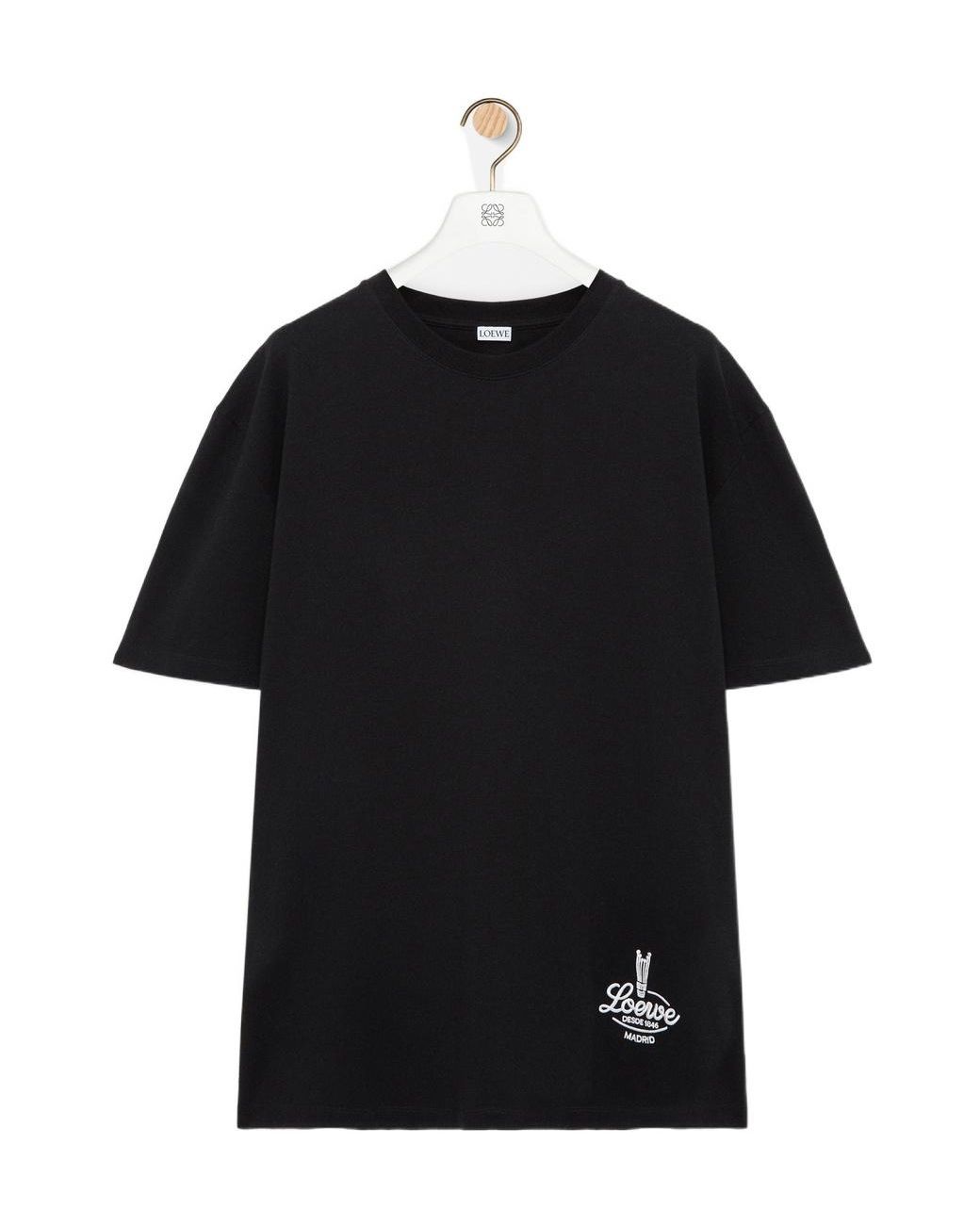 Loewe Black Relaxed Fit T-Shirt for men